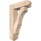 Ekena Millwork Balboa Arts and Crafts Smooth Bracket w/ Offset Brace, Douglas Fir, 7 1/2"W x 26"D x 38"H BKT0806X26X38BOA03SDF - alternate 1
